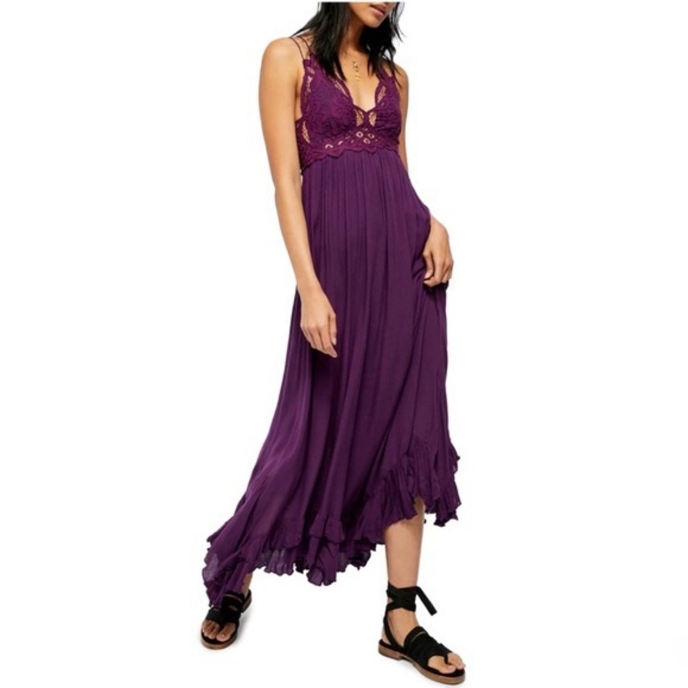 Free People Adella Maxi Slip Dress